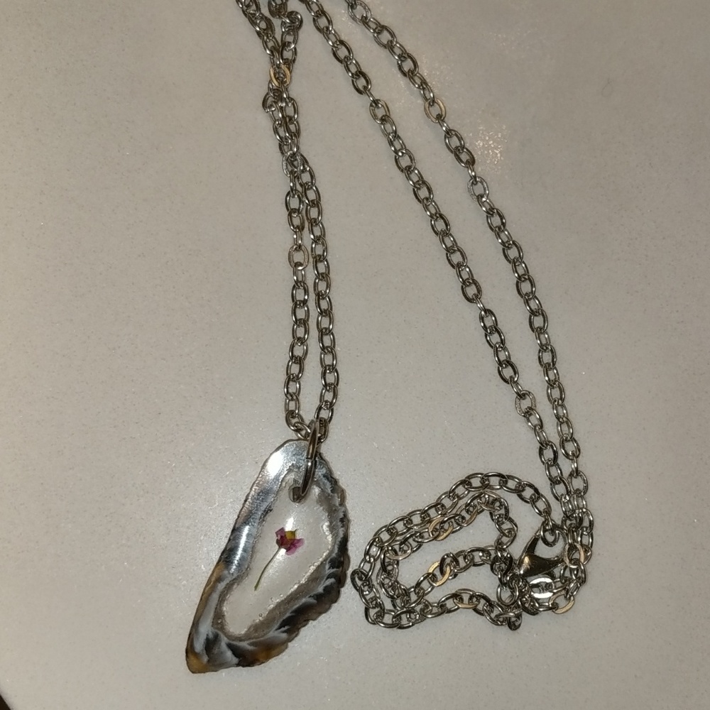 Crystal/gem necklace